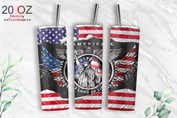 America Flag Tumbler Wrap USA Flag Tumbl
