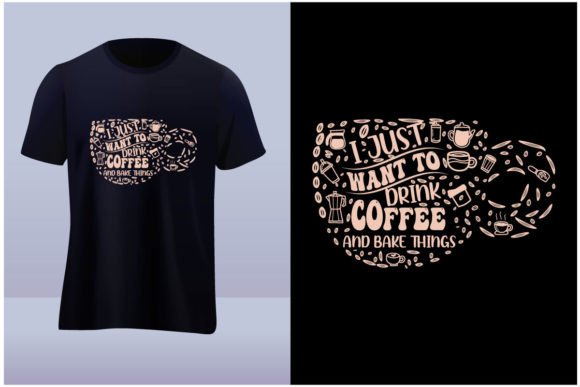 Coffee Cup Vector Tshirt Design