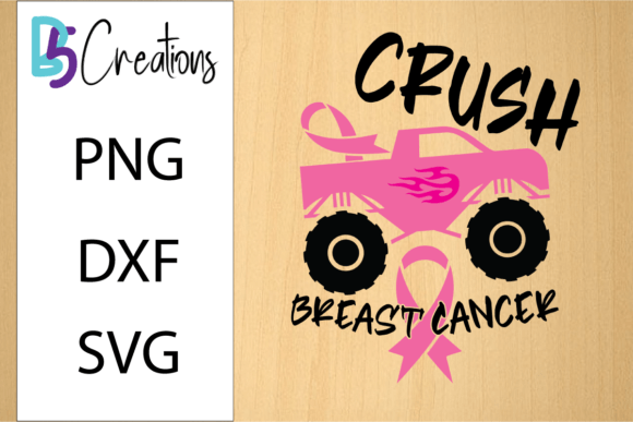 Crush Breast Cancer SVG