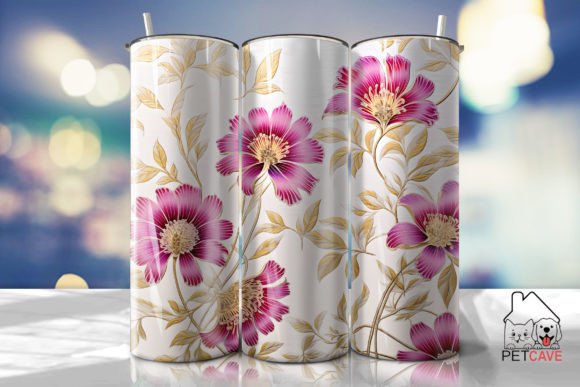 Flower Tumbler 20oz 3