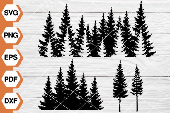 Forest SVG, Treeline SVG EP-128