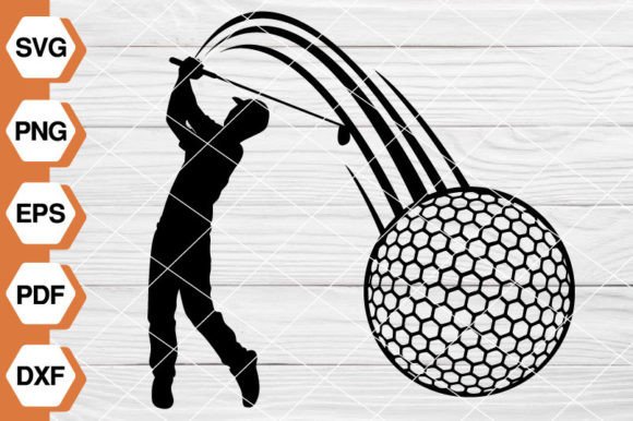 Golfing Scene SVG EP-122