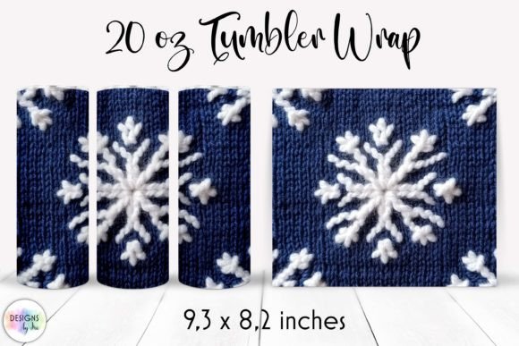 Knitted Texture Cosy Winter Tumbler 20oz
