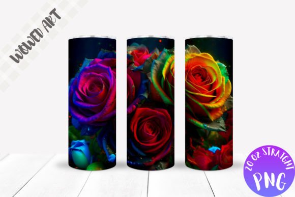 Rose Skinny Tumbler Wrap