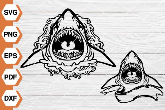 Shark in the Ocean SVG EP121