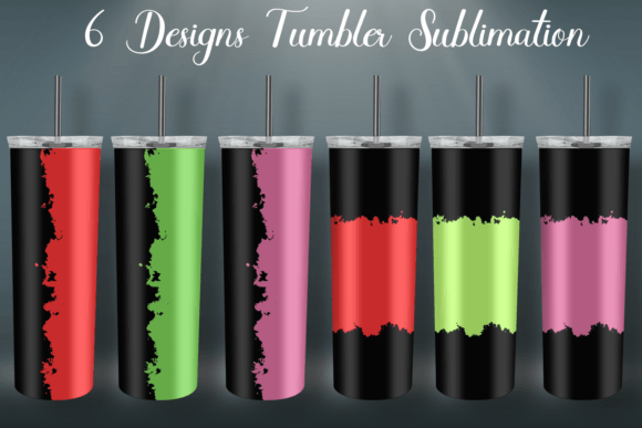 Tumbler Wrap Sublimation Design